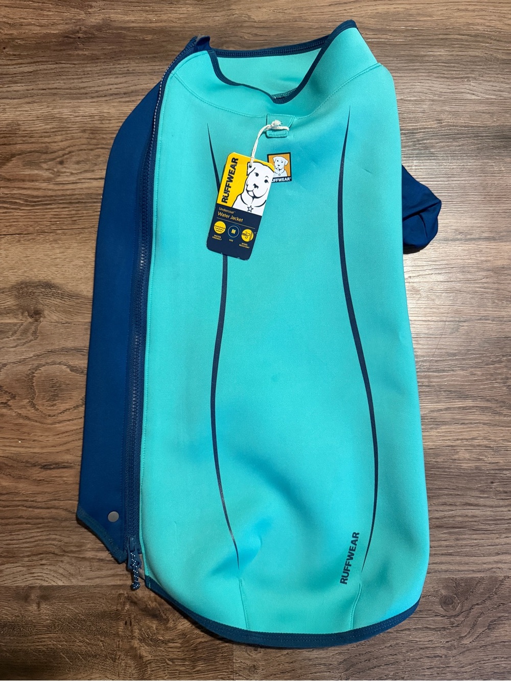 Ruffwear Undercoat Dog Water Jacket, Aurora Teal, M